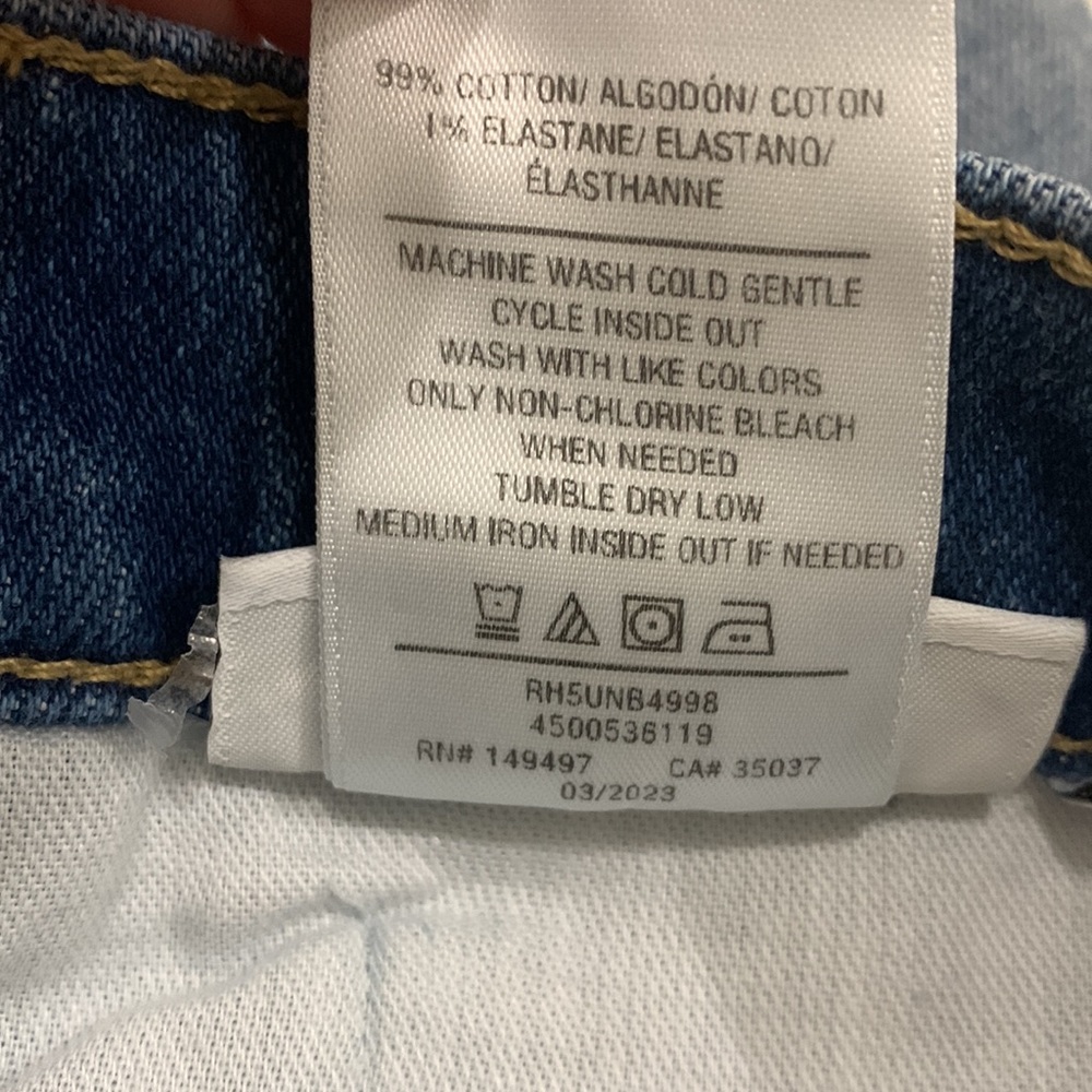 🛑SOLD🛑 NWT JOE’S Alex Denim Cut Off Shorts Blue Size 25 - Picture 9 of 14